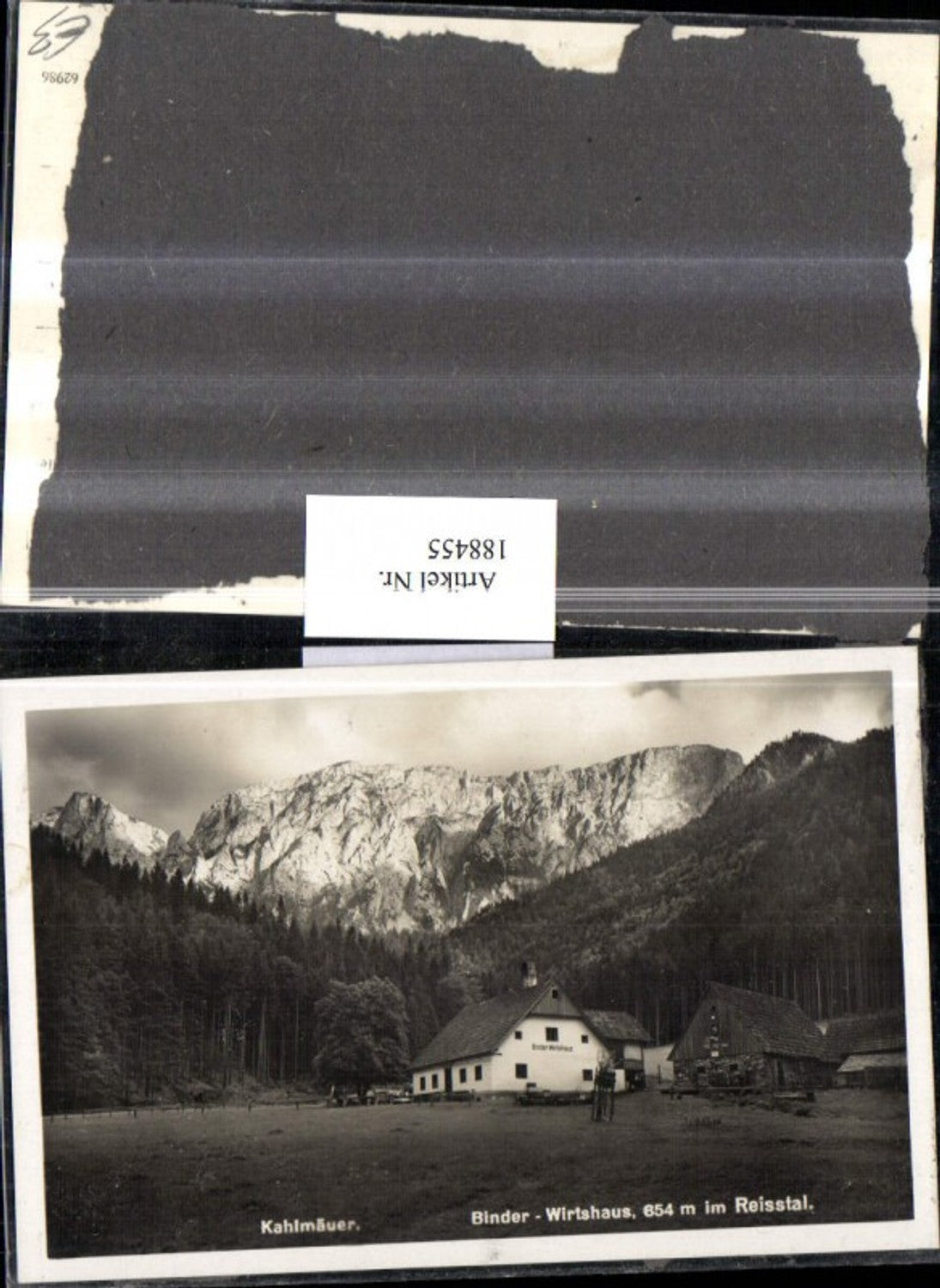 188455,Kahlmäuer Binder Wirtshaus im Reisstal