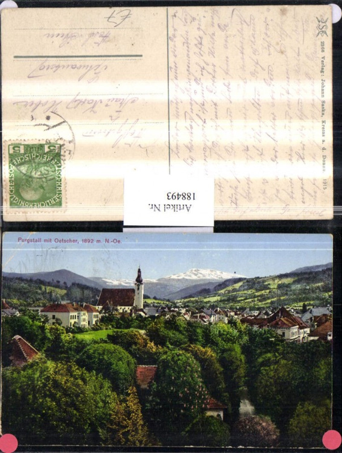 188493,Purgstall Totale m. Ötscher