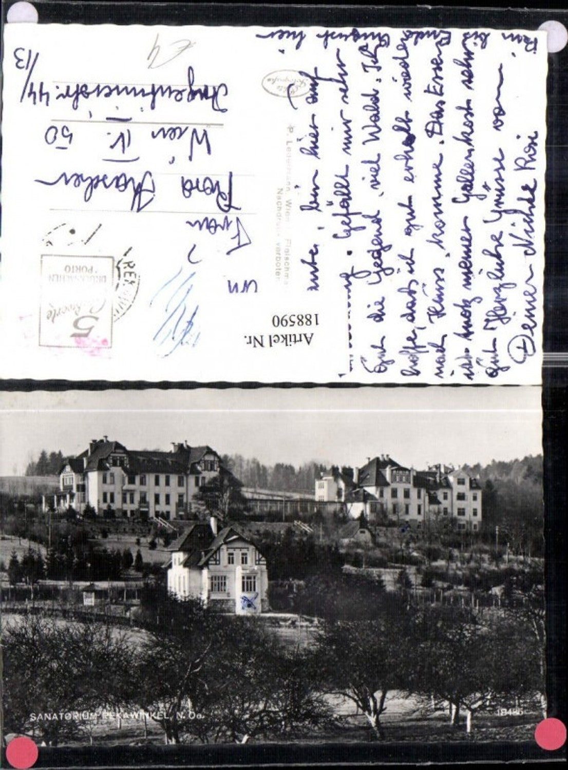 188590,Sanatorium Rekawinkel Totale b. Pressbaum