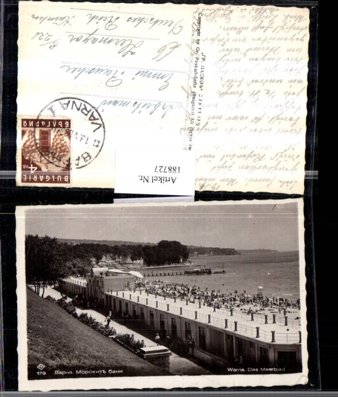 188727,Bulgarien Warna Meerbad Bad