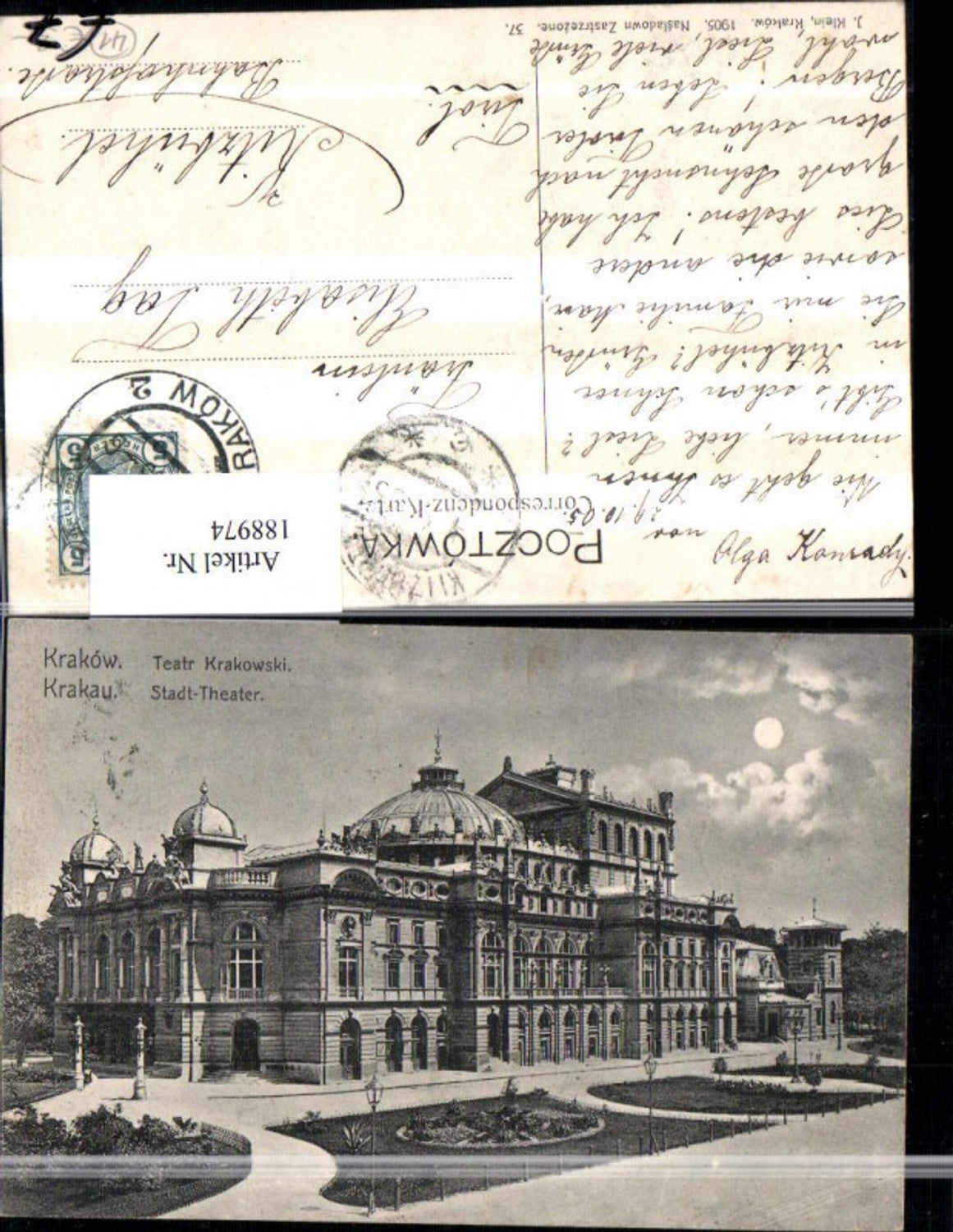 188974,Polen Krakow KrakauTeatr Krakowski Stadt Theater