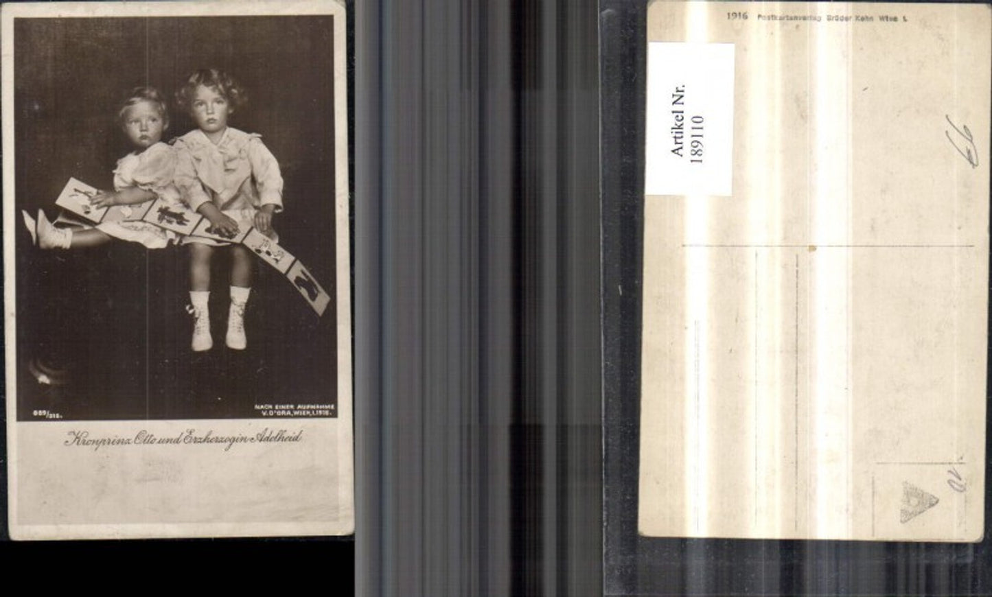 189110,Kronprinz Otto u. Erzherzogin Adelheid