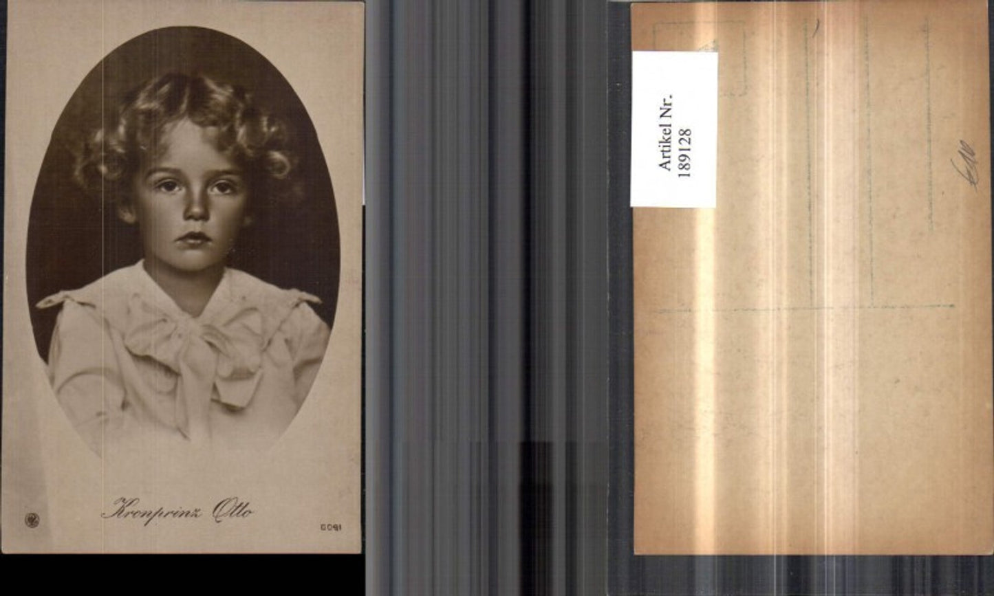 189128,Kronprinz Kaiser Otto v. Habsburg Österreich Kinderportrait