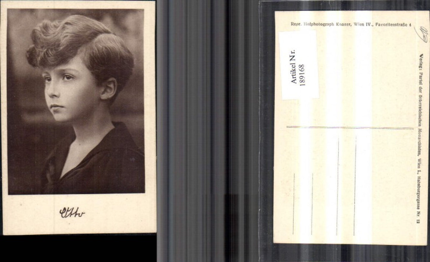 189168,Kaiser Otto v. Habsburg Österreich Kinderportrait