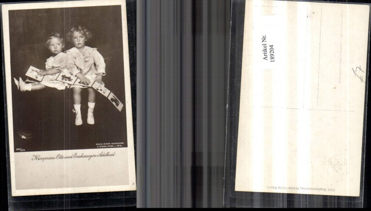 189204,Kronprinz Otto u. Erzherzogin Adelheid