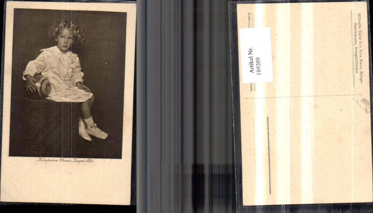 189209,Kronprinz Kaiser Otto v. Habsburg Österreich Kinderportrait