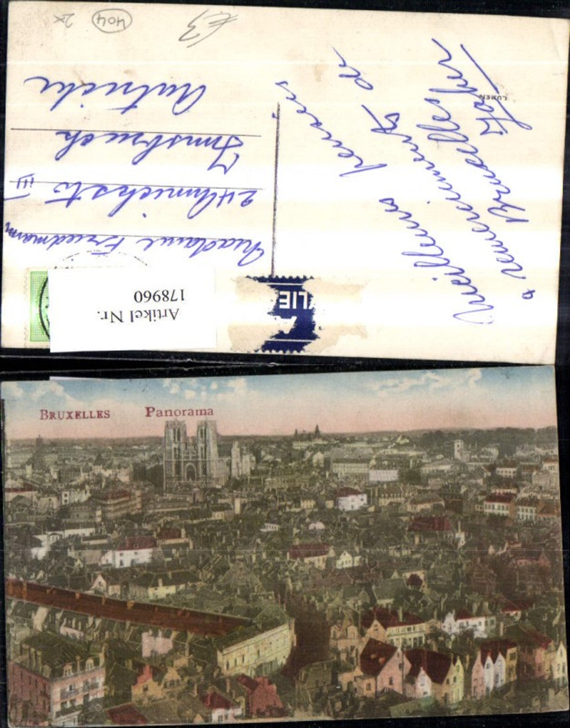 178960,Belgien Bruxelles Brüssel Panorama