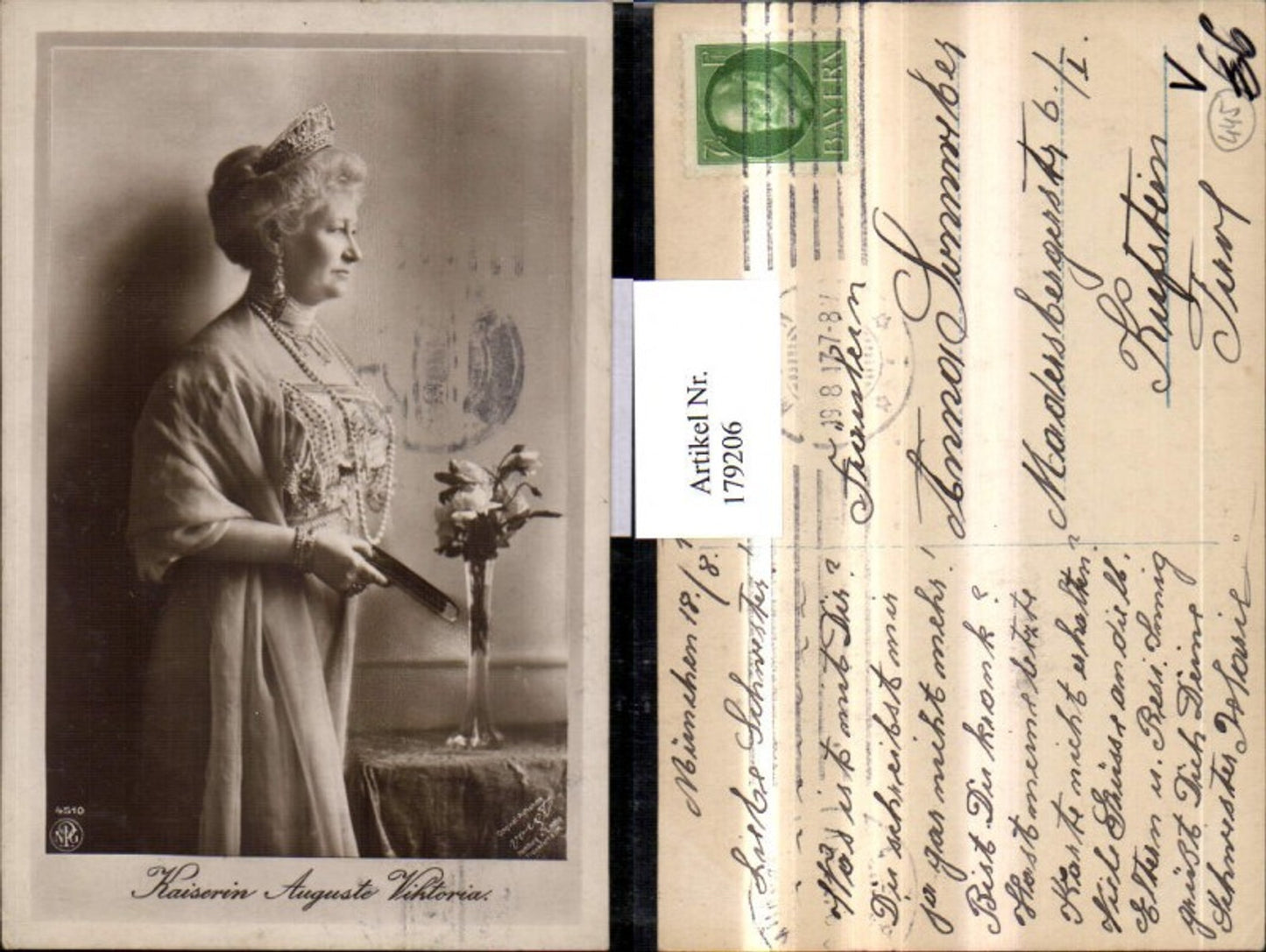 179206,Kaiserin Auguste Viktoria pub NPG 4510