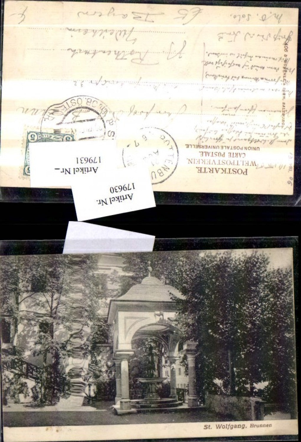 179631,St. Wolfgang Salzkammergut Brunnen