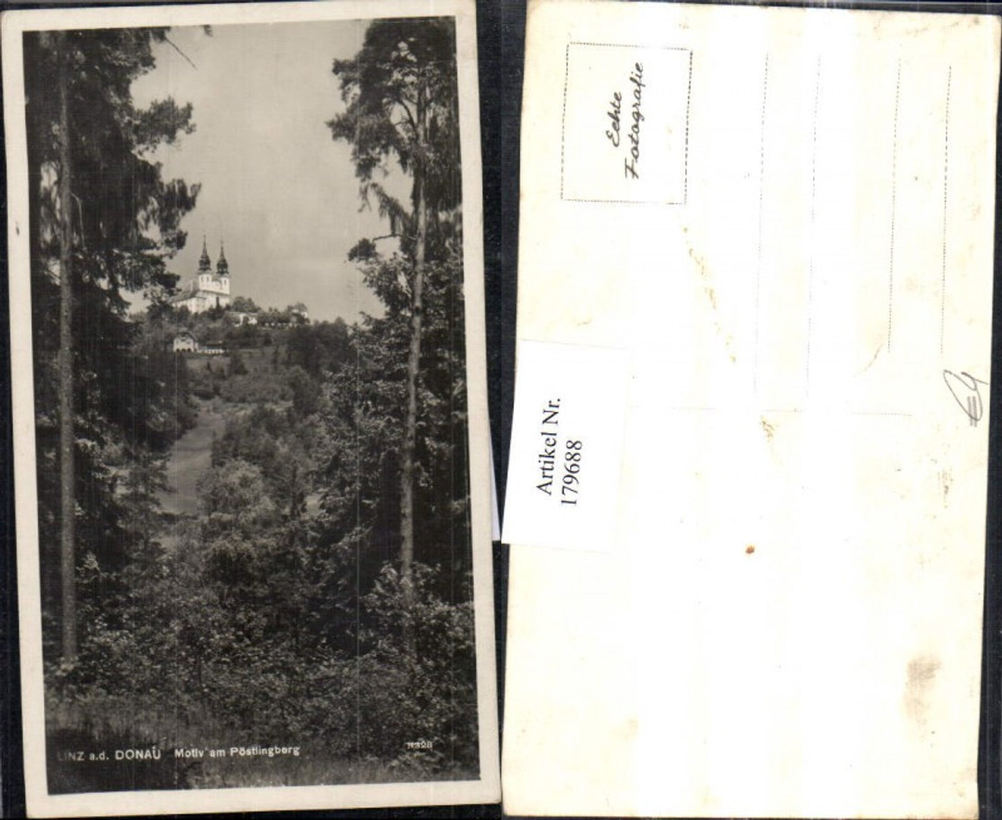 179688,Linz a. d. Donau Motiv am Pöstlingberg Kirche