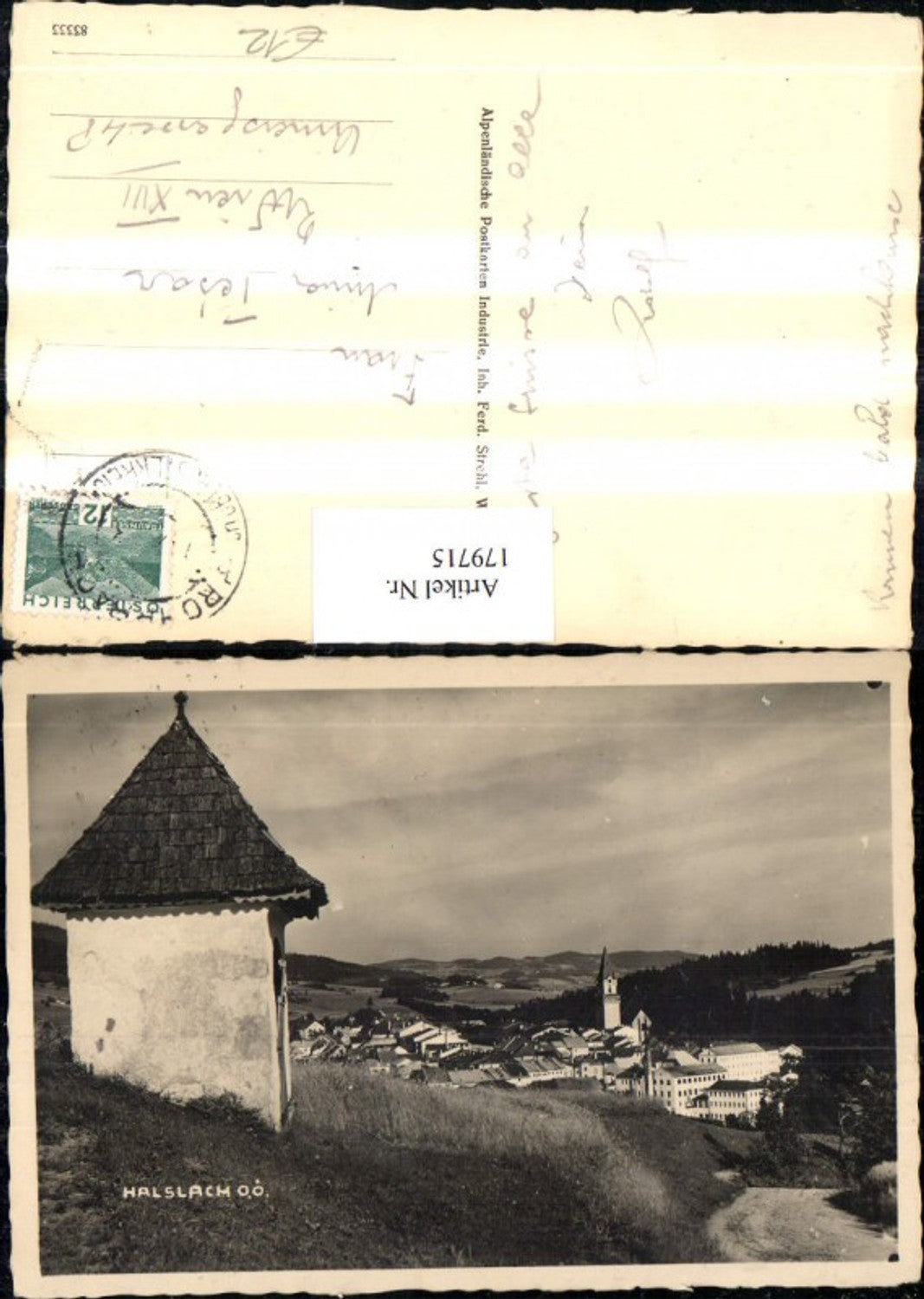 179715, Halslach Haslach Partial view Chapel
