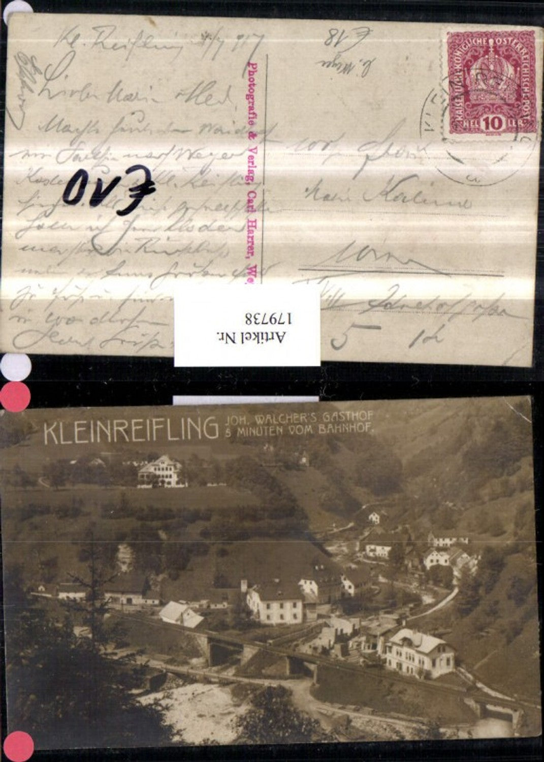 179738,Kleinreifling b. Weyer Totale Joh. Walchers Gasthof