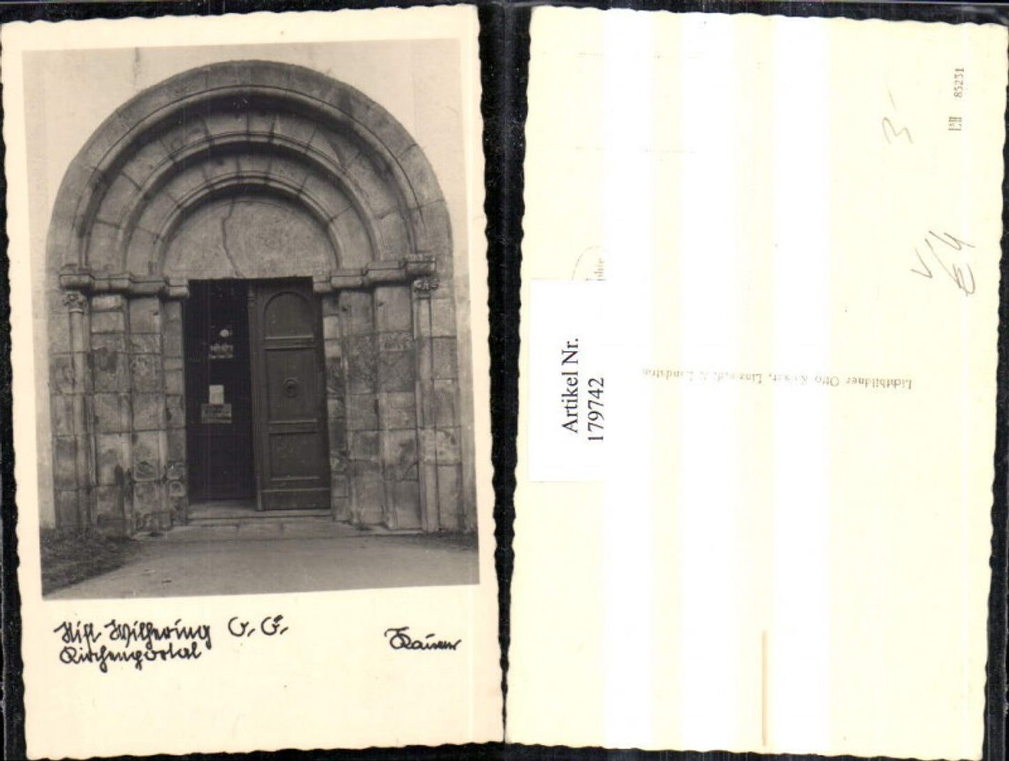 179742,Stift Wilhering b. Linz Kirchenportal pub Kaiser