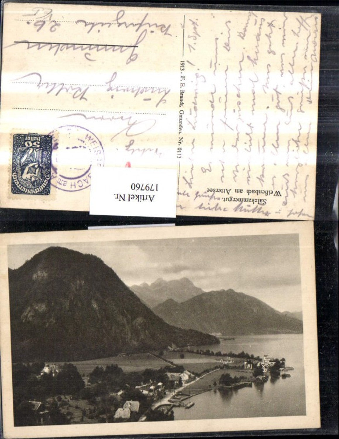179760,Salzkammergut Weißenbach am Attersee Totale See pub Brandt 0113