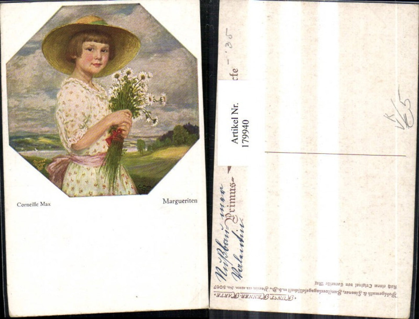 179940,Primus AK 5067 Corneille Max Margueriten Margeriten Mädchen m. Hut