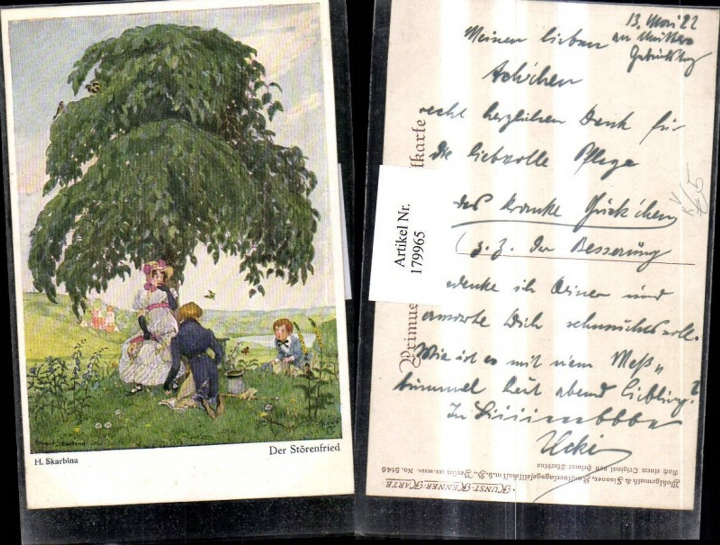 179965, Primus AK 5146 Helmut Skarbina The Troublemaker Man and Woman under Tree Child