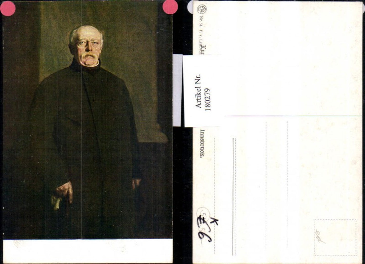 180279,Künstler AK F. v. Lenbach Otto v. Bismarck