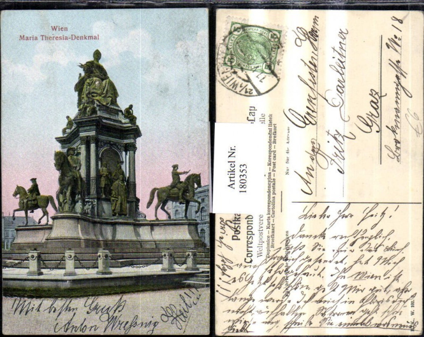 Alte Ansichtskarte – Old Postcard
