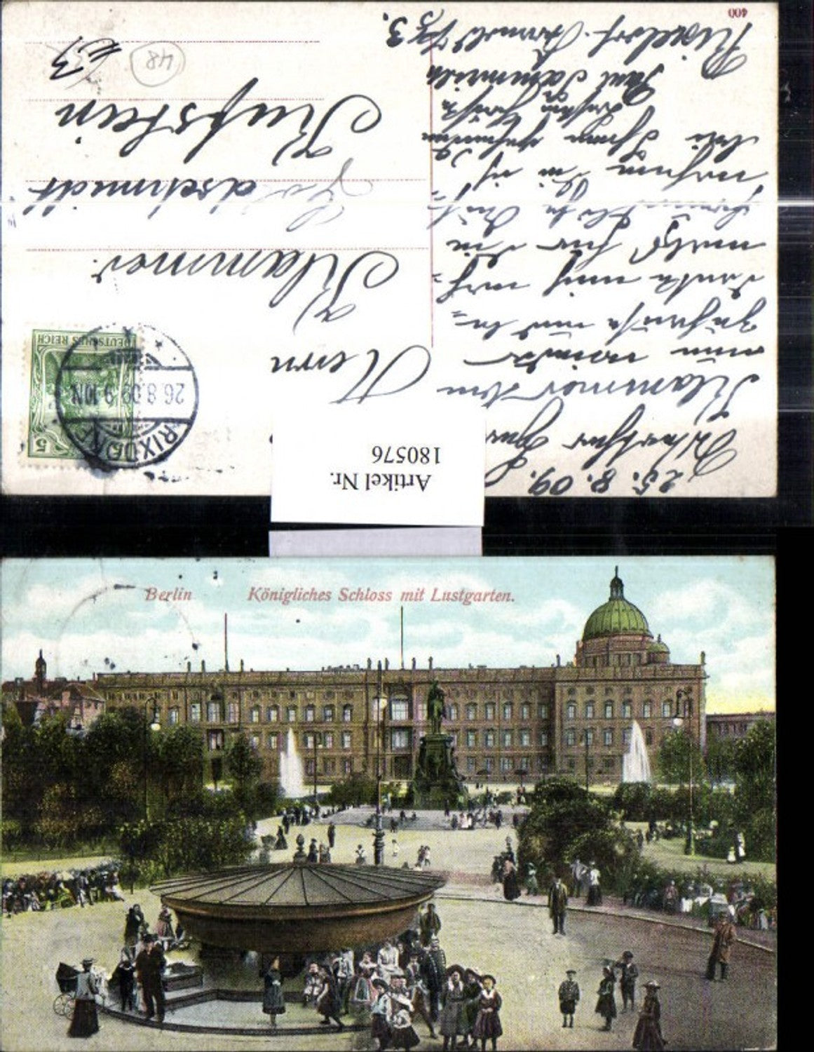 180576,Berlin Königliches Schloss m. Lustgarten