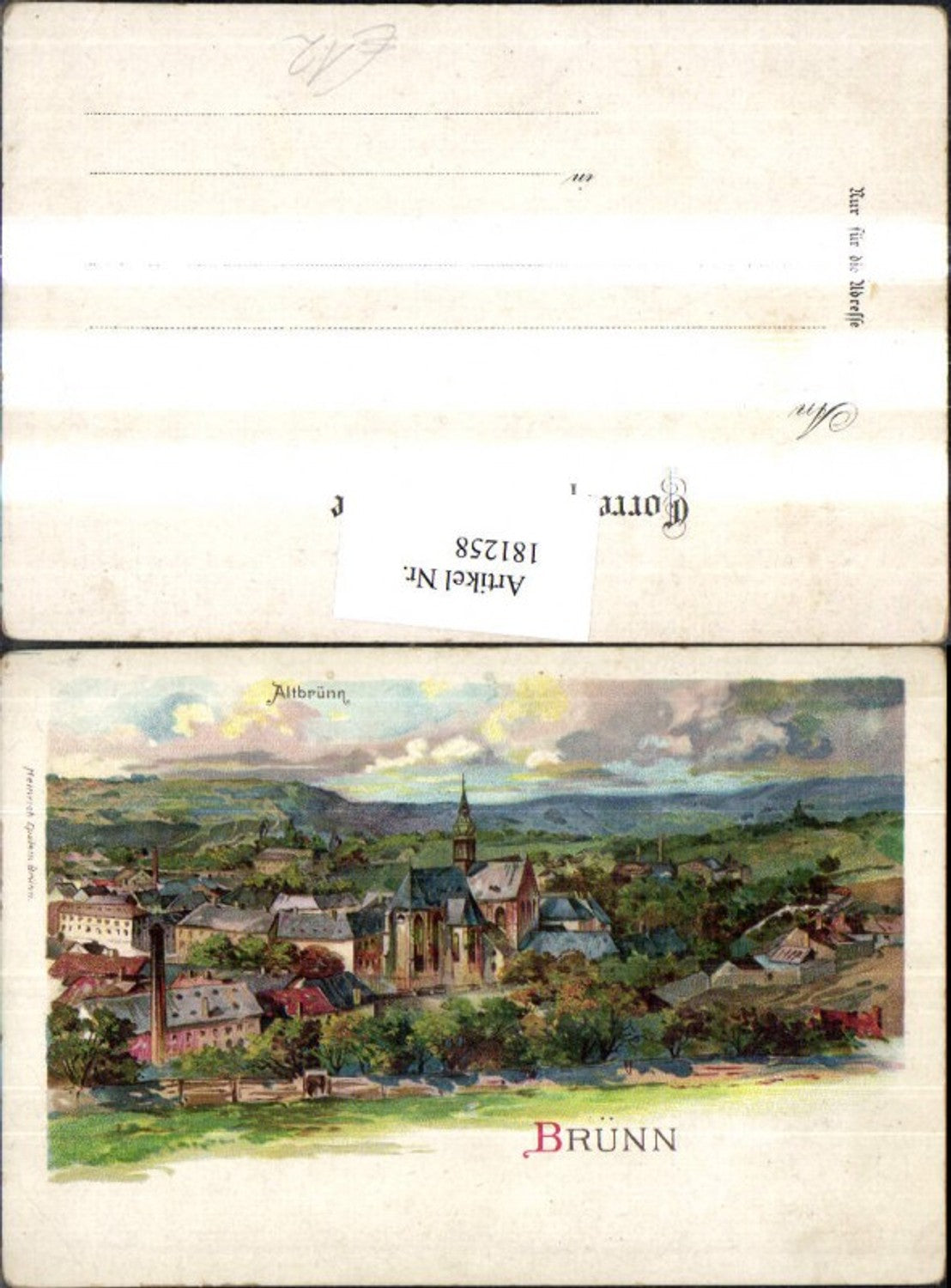 Alte Ansichtskarte – Old Postcard