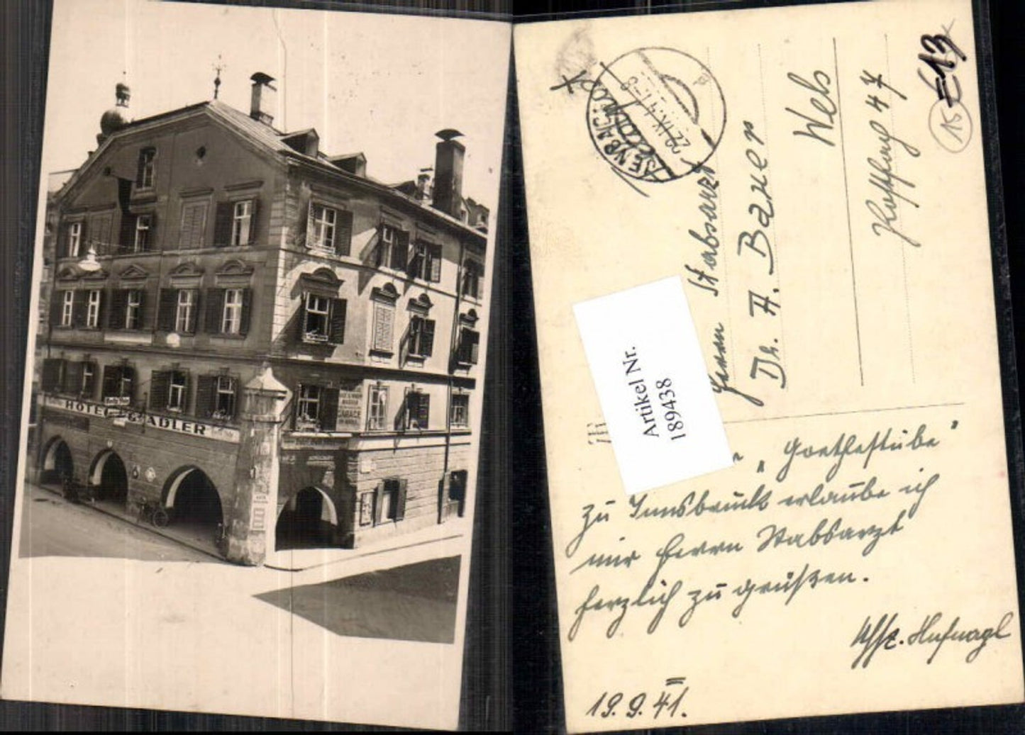 Alte Ansichtskarte – Old Postcard