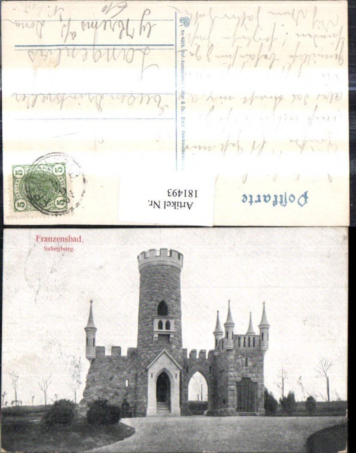 181493,Karlsbad Franzensbad Salingburg Burg