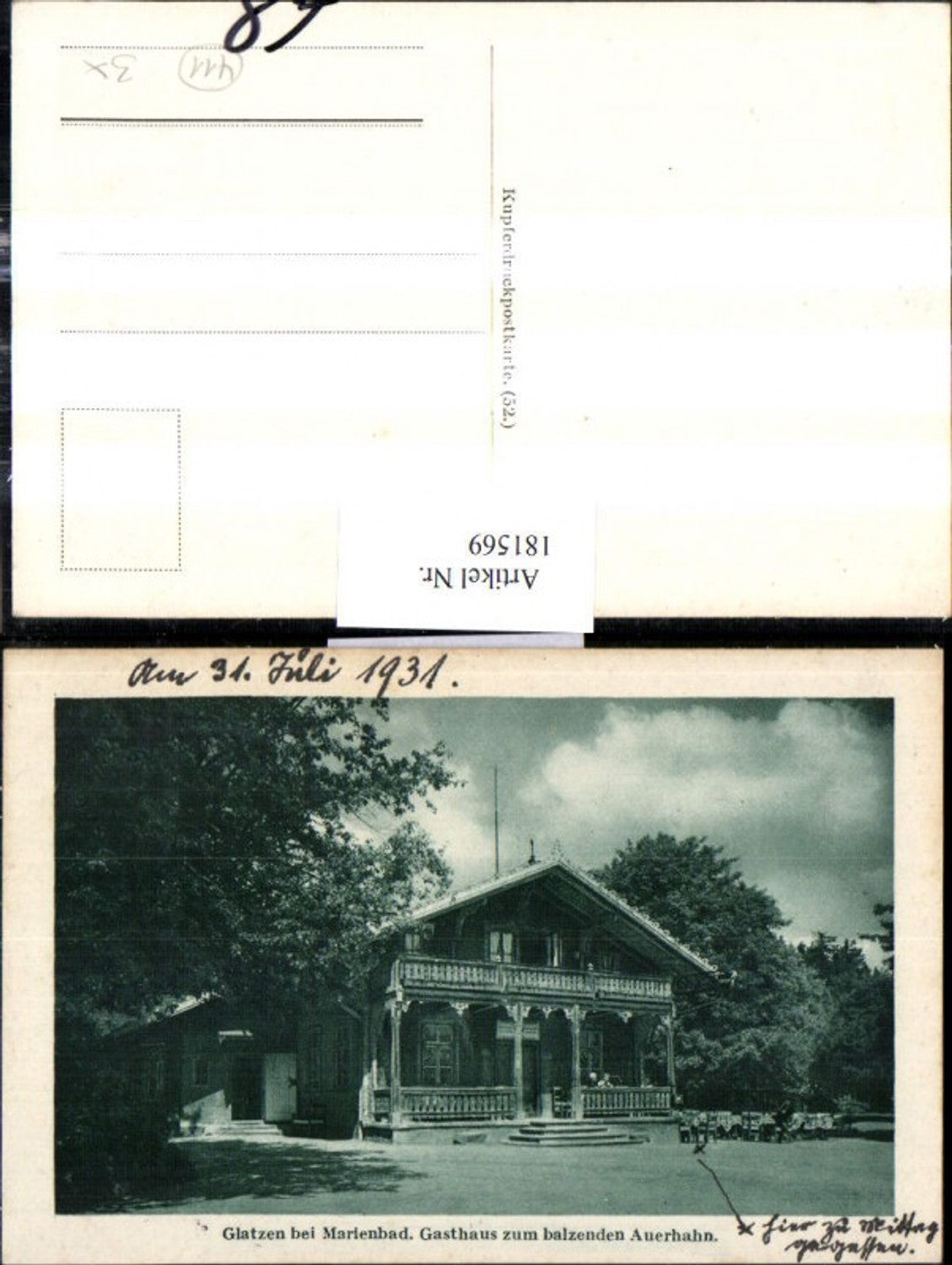 Alte Ansichtskarte – Old Postcard