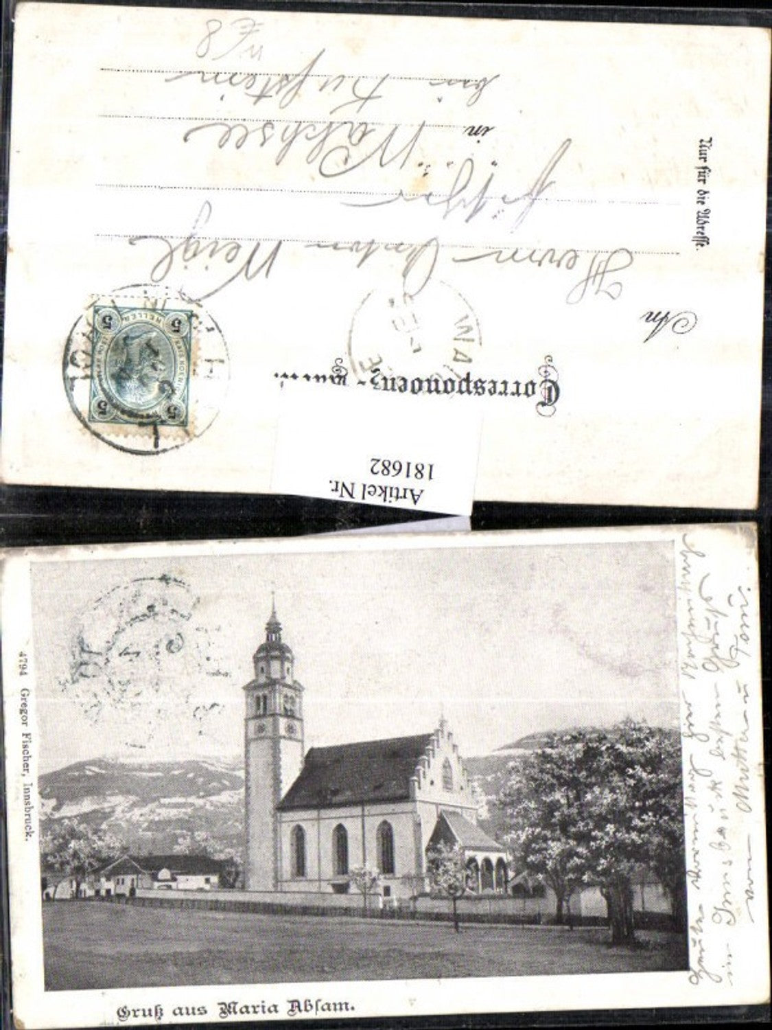 Alte Ansichtskarte – Old Postcard