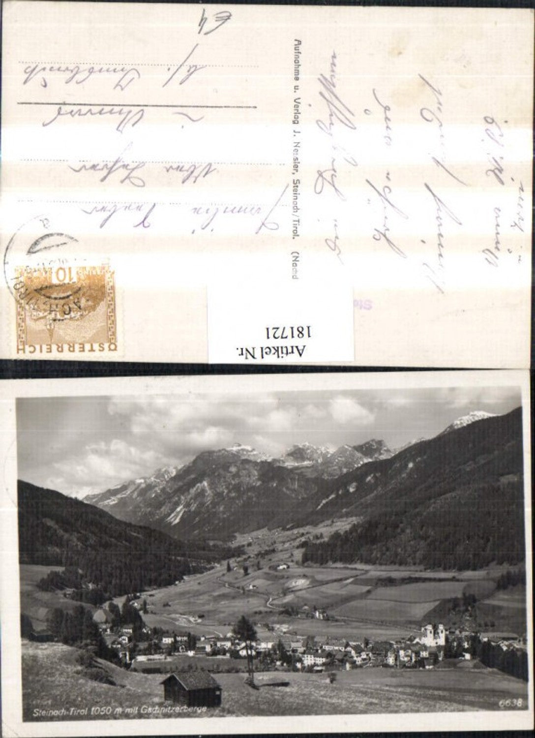 Alte Ansichtskarte – Old Postcard