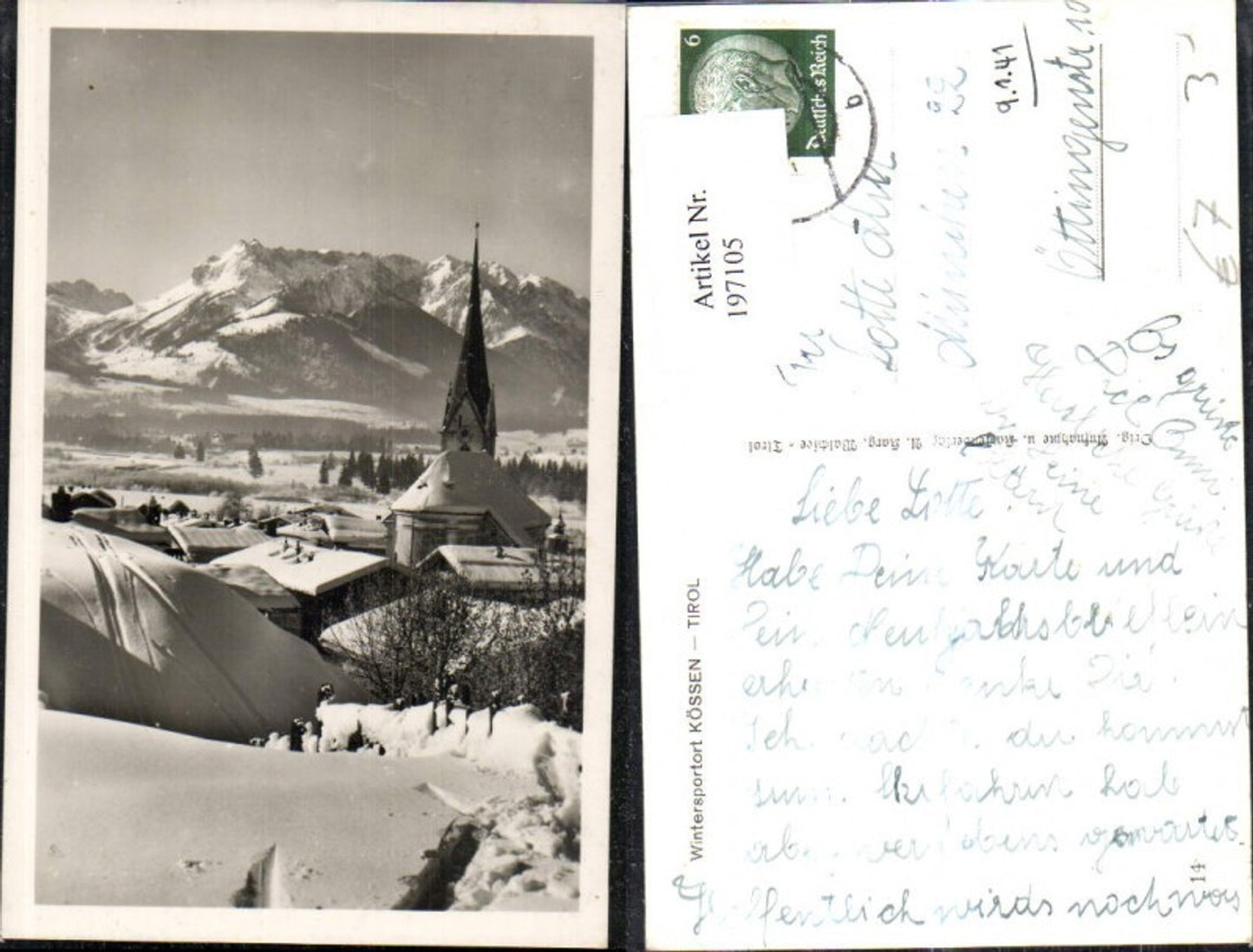 Alte Ansichtskarte – Old Postcard