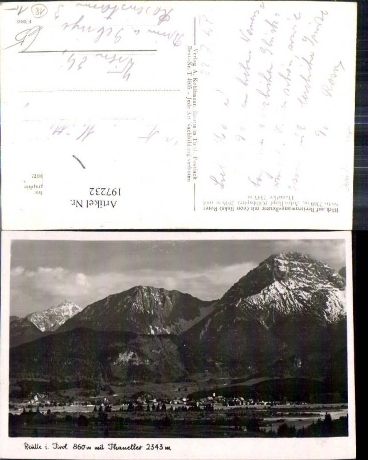 Alte Ansichtskarte – Old Postcard