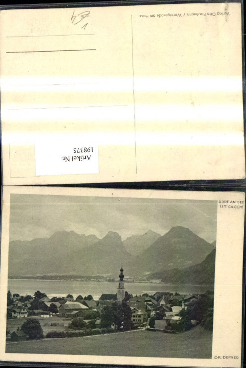198375, Defner St Gilgen Dorf a. See