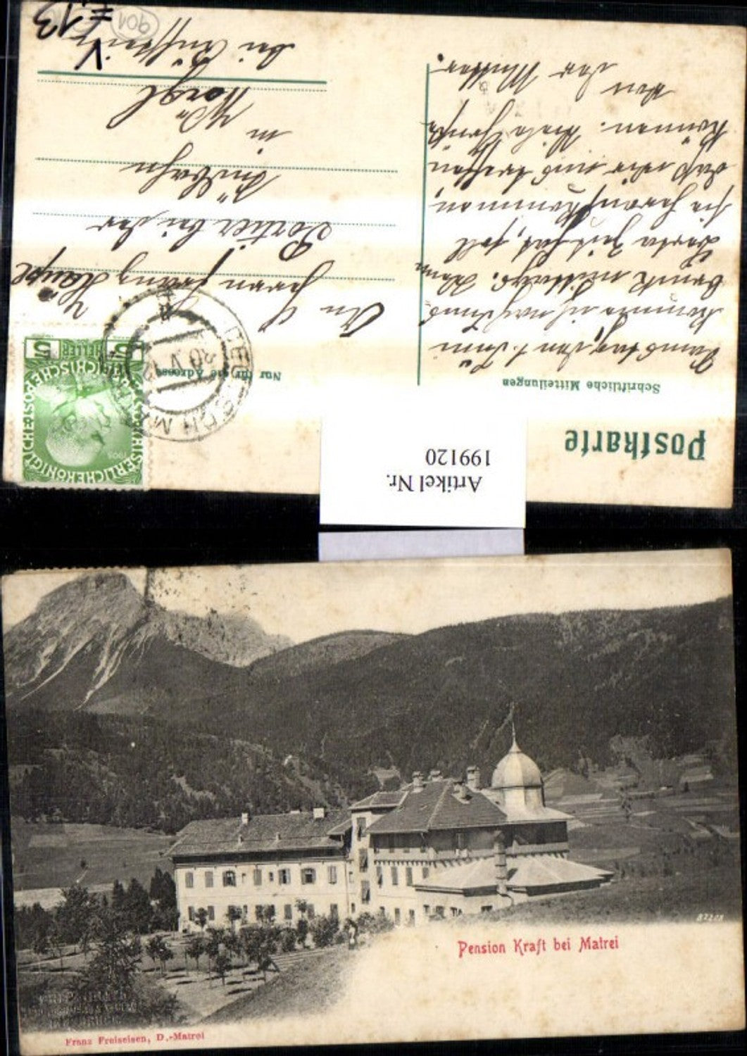 Alte Ansichtskarte – Old Postcard