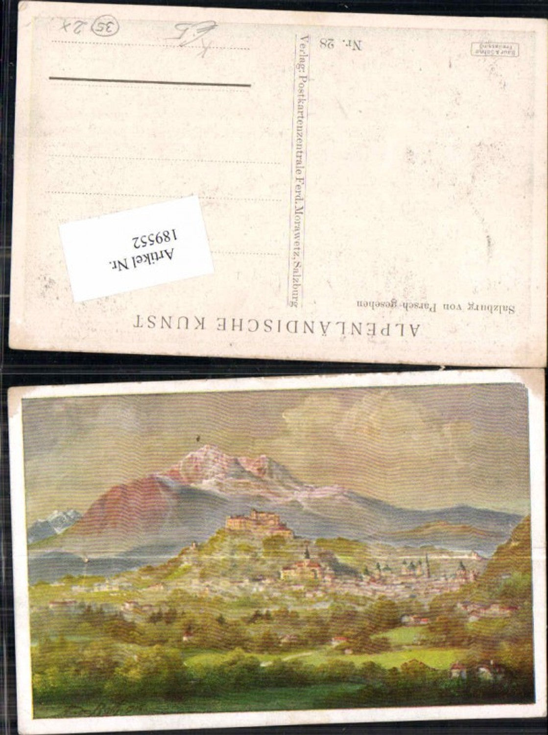 189552,Künstler AK Andreas Roth Salzburg von Parsch