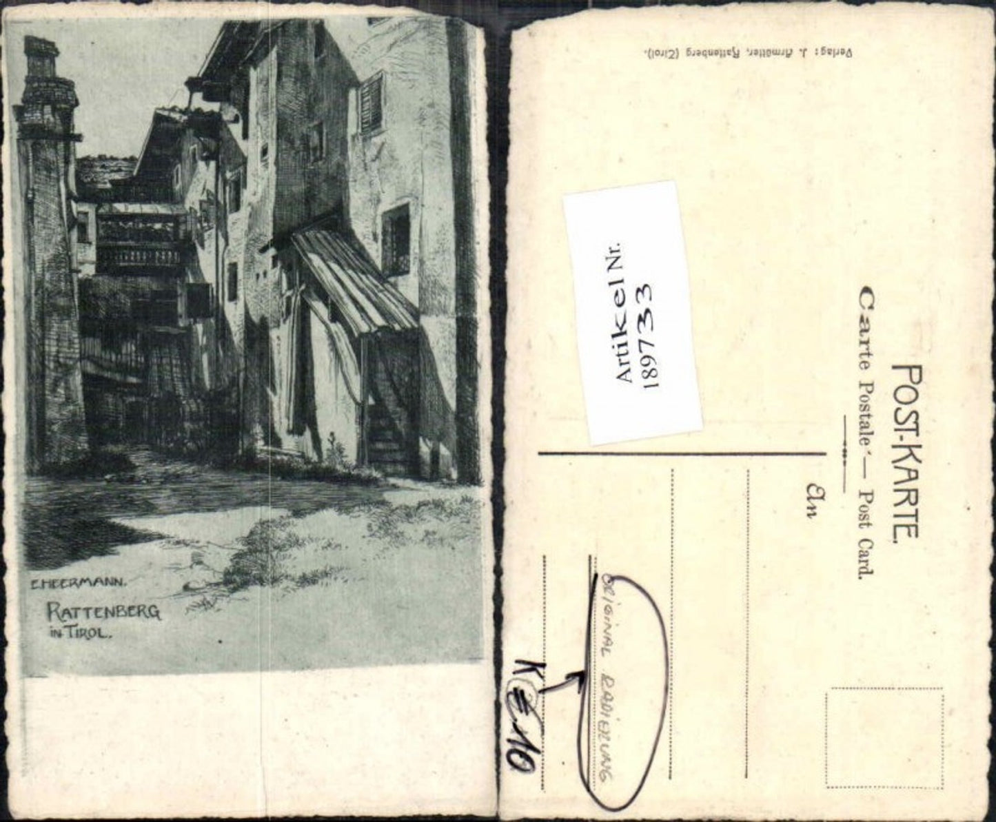 Alte Ansichtskarte – Old Postcard