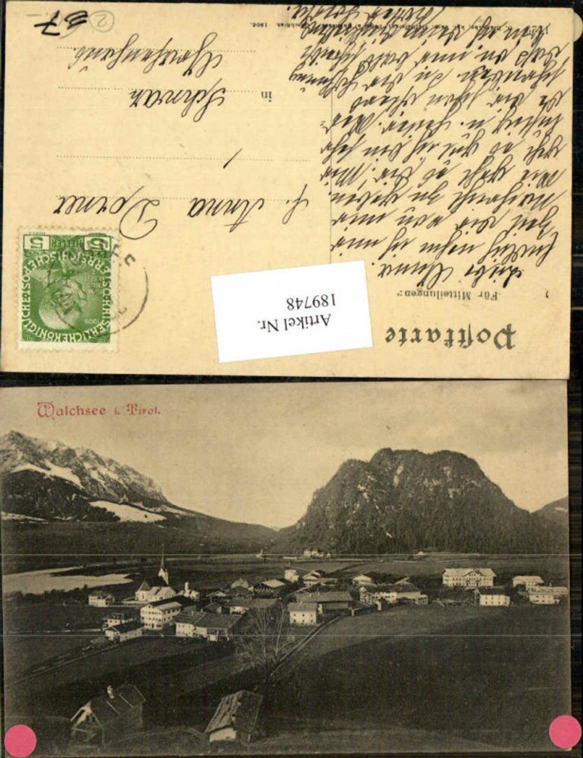 Alte Ansichtskarte – Old Postcard