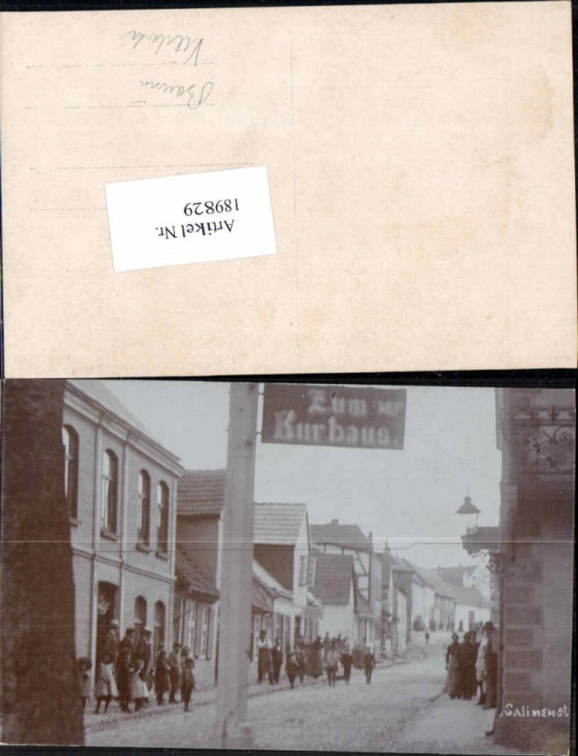 189829,Seltene FotoAK Bansin Kreuznach Salinenstrasse Kurhaus Oldesloe