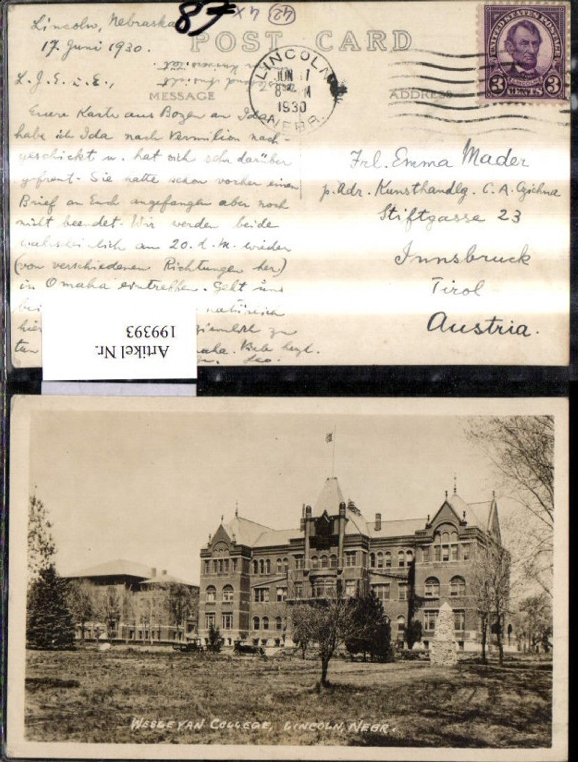 Alte Ansichtskarte – Old Postcard