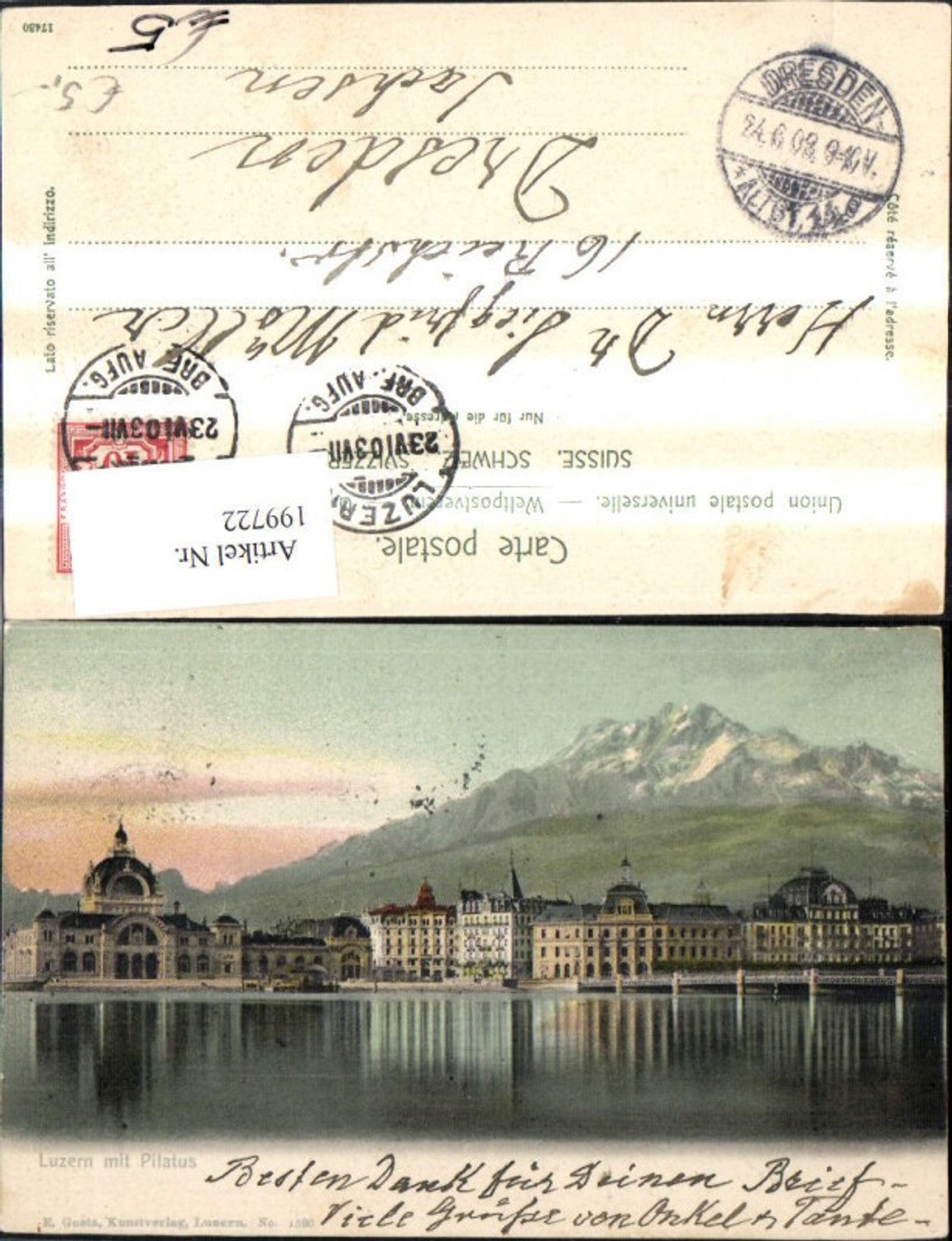 Alte Ansichtskarte – Old Postcard