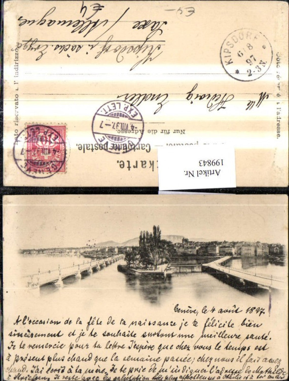 Alte Ansichtskarte – Old Postcard