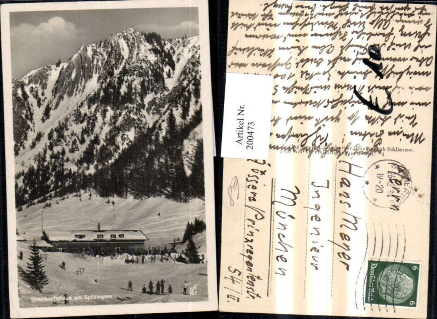 200473,Unterkunftshaus am Spitzingsee Winterbild Bayern