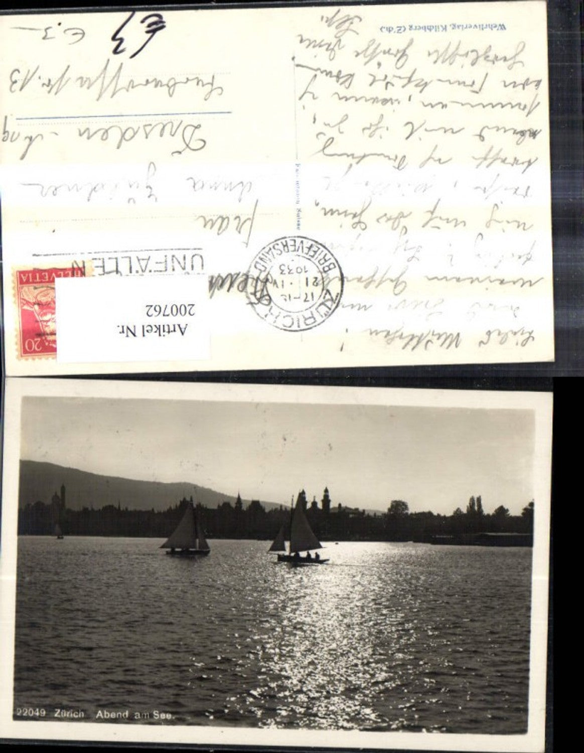 Alte Ansichtskarte – Old Postcard