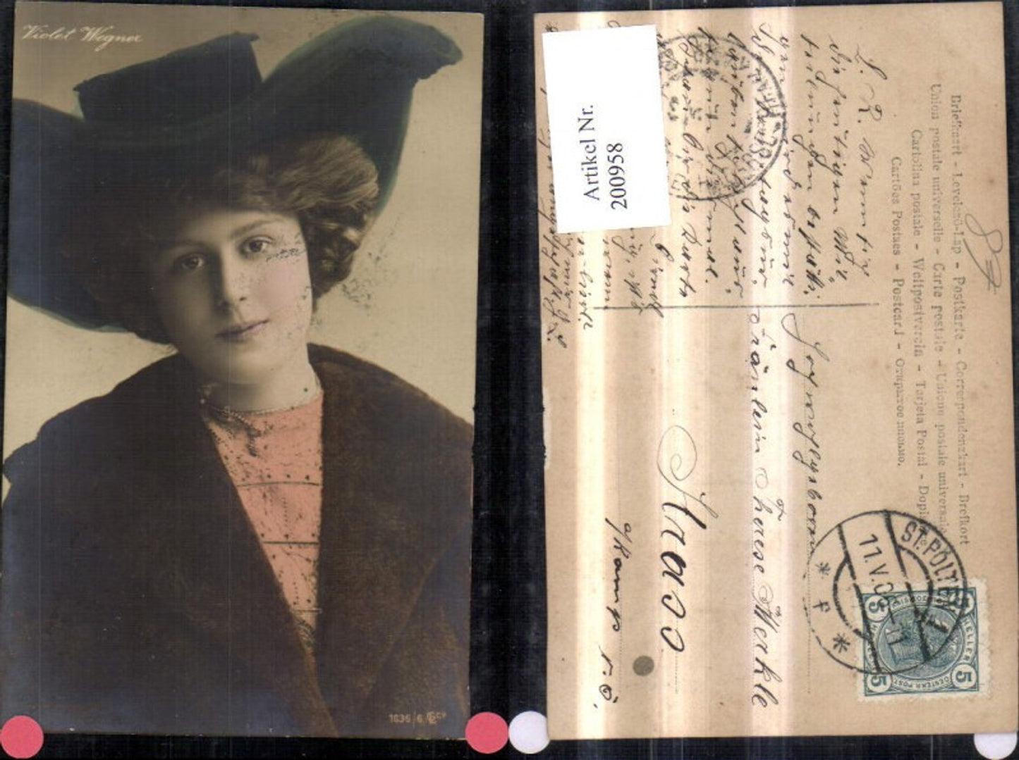 200958,Violet Wegner m. Hut