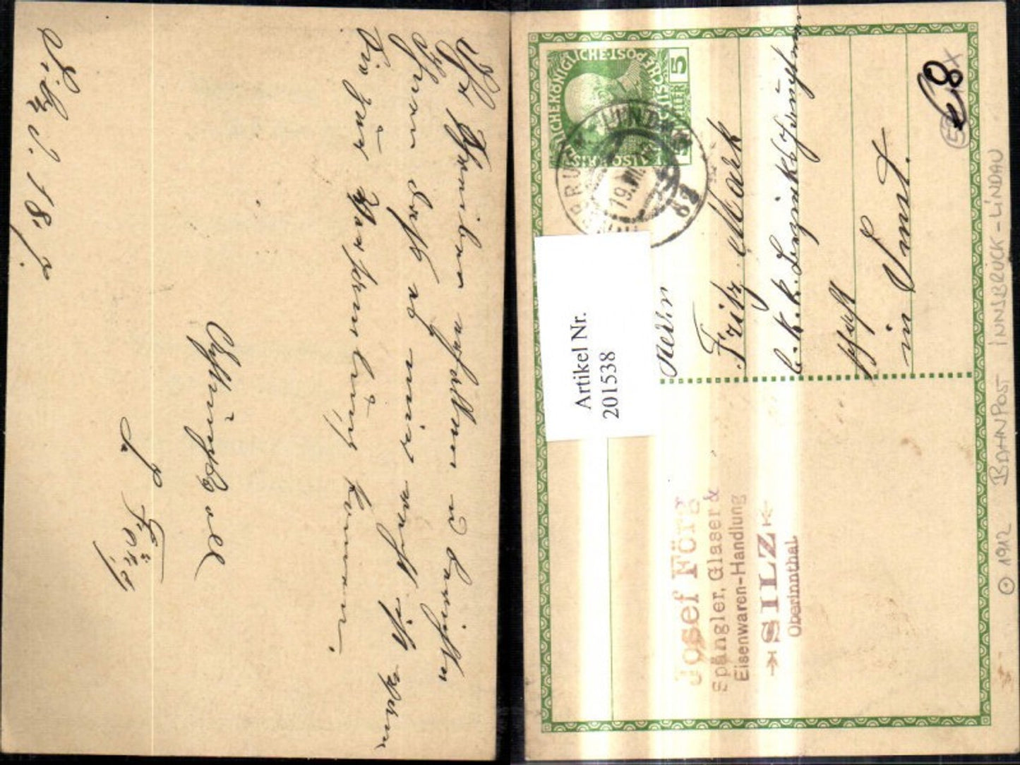 Alte Ansichtskarte – Old Postcard