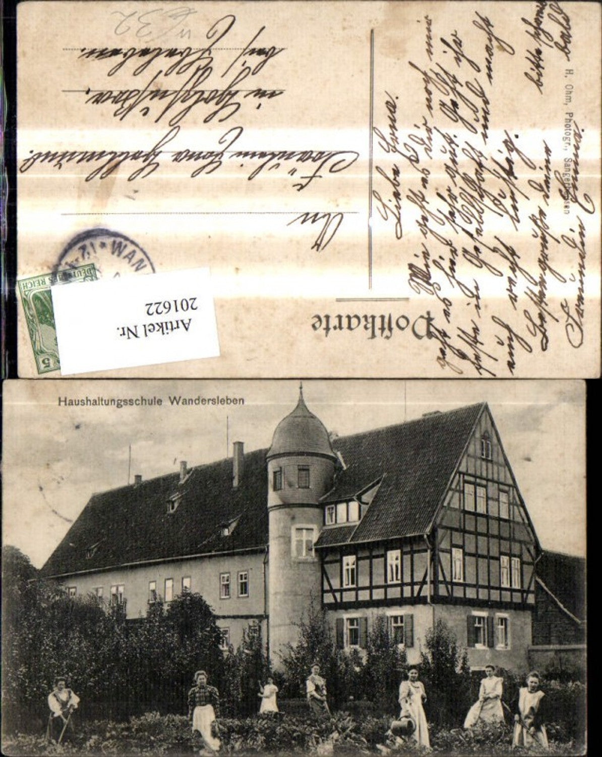 201622, Domestic Science School Wandersleben near Gotha