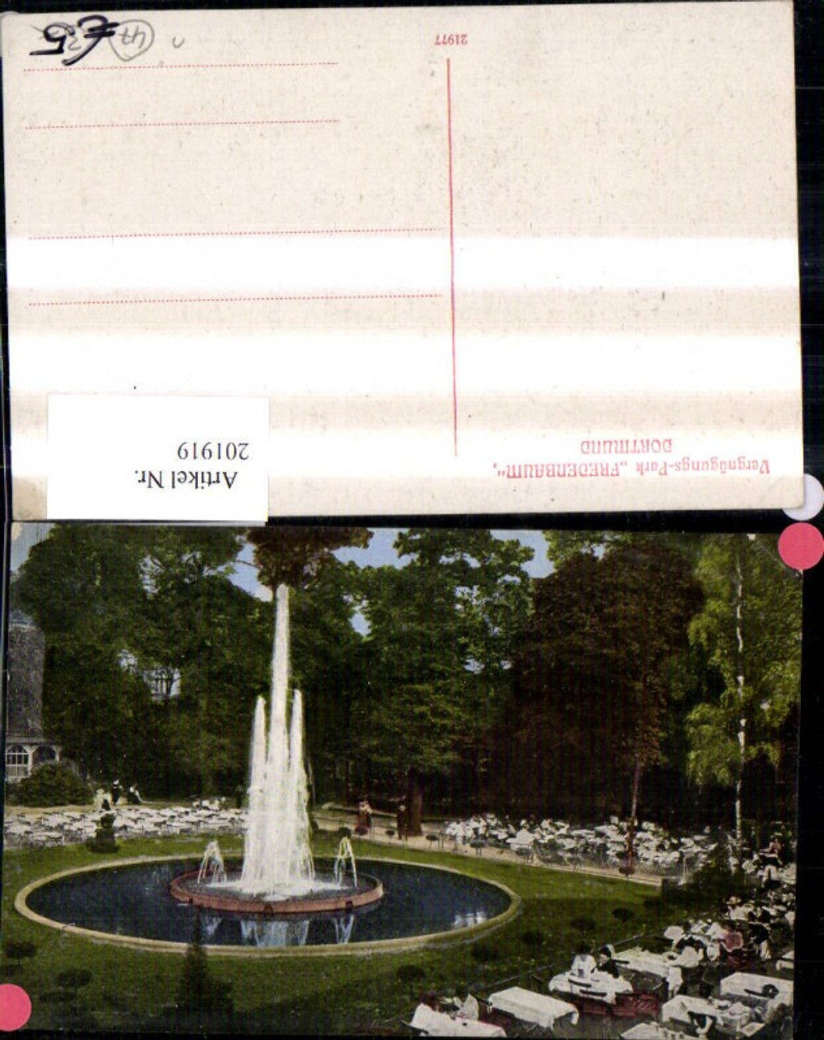 201919,Dortmund Vergnügungspark Park Fredenbaum Springbrunnen Brunnen