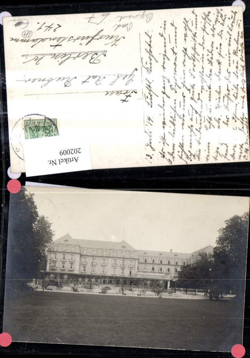 202009,Bad Pyrmont Foto Ak Gebäude