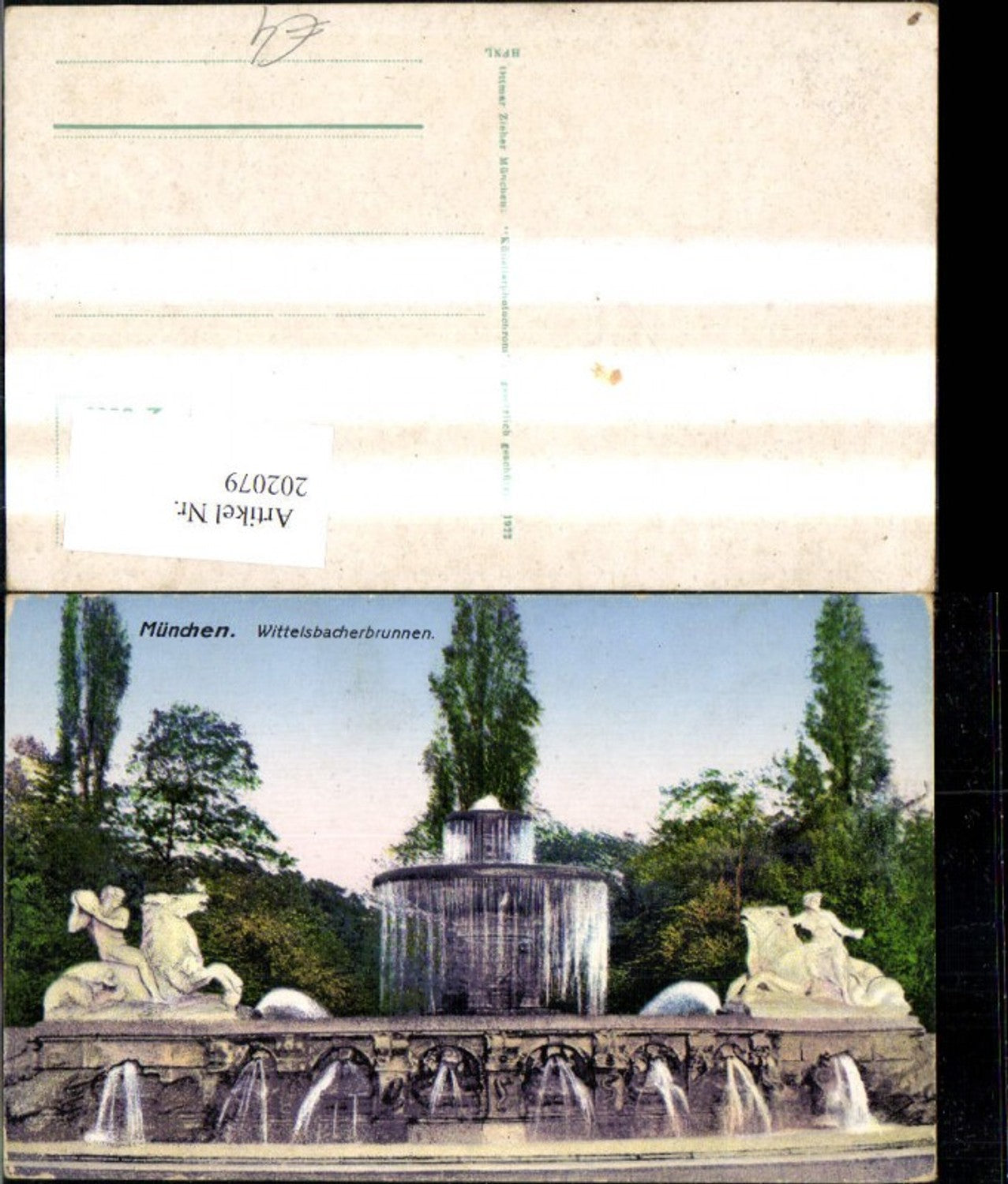202079, Munich Wittelsbacherbrunnen Fountain