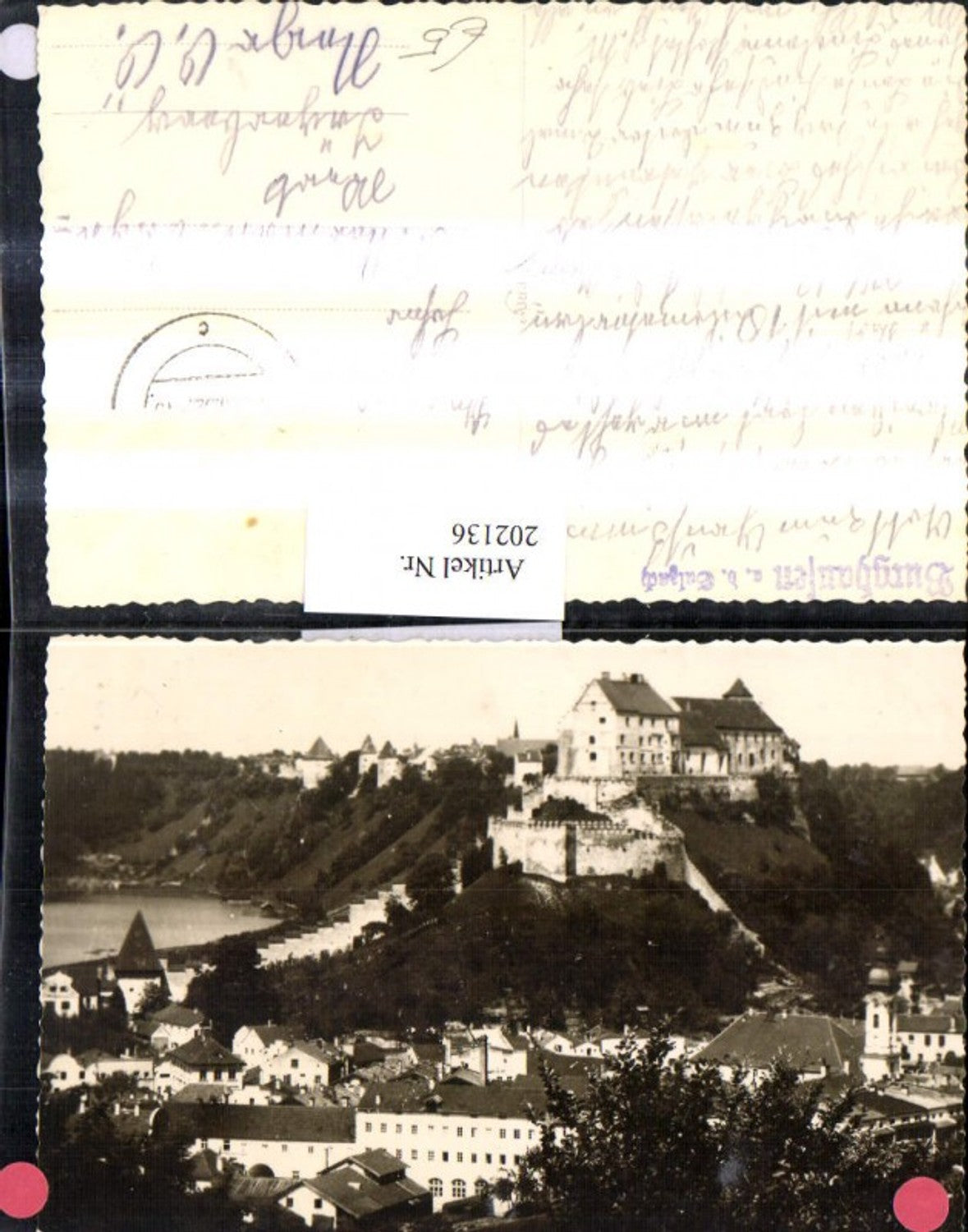 202136,Burghausen b. Altötting a. d. Salzach Totale Burg