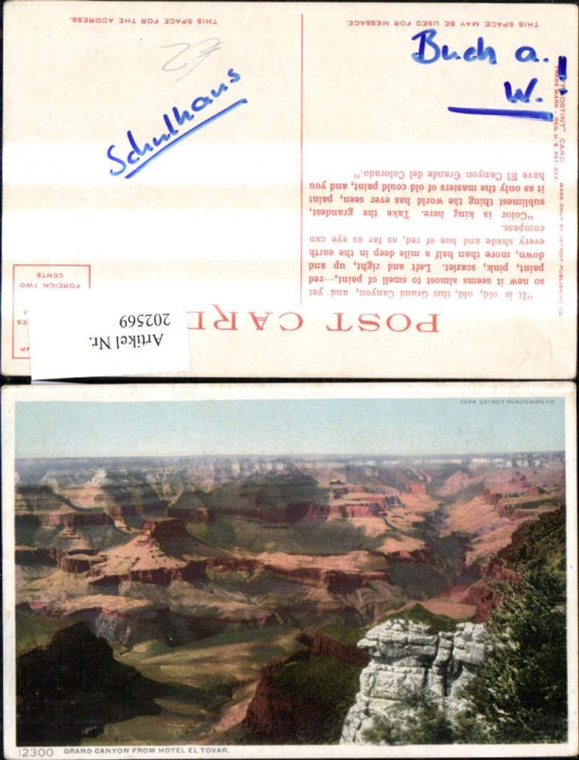 Alte Ansichtskarte – Old Postcard